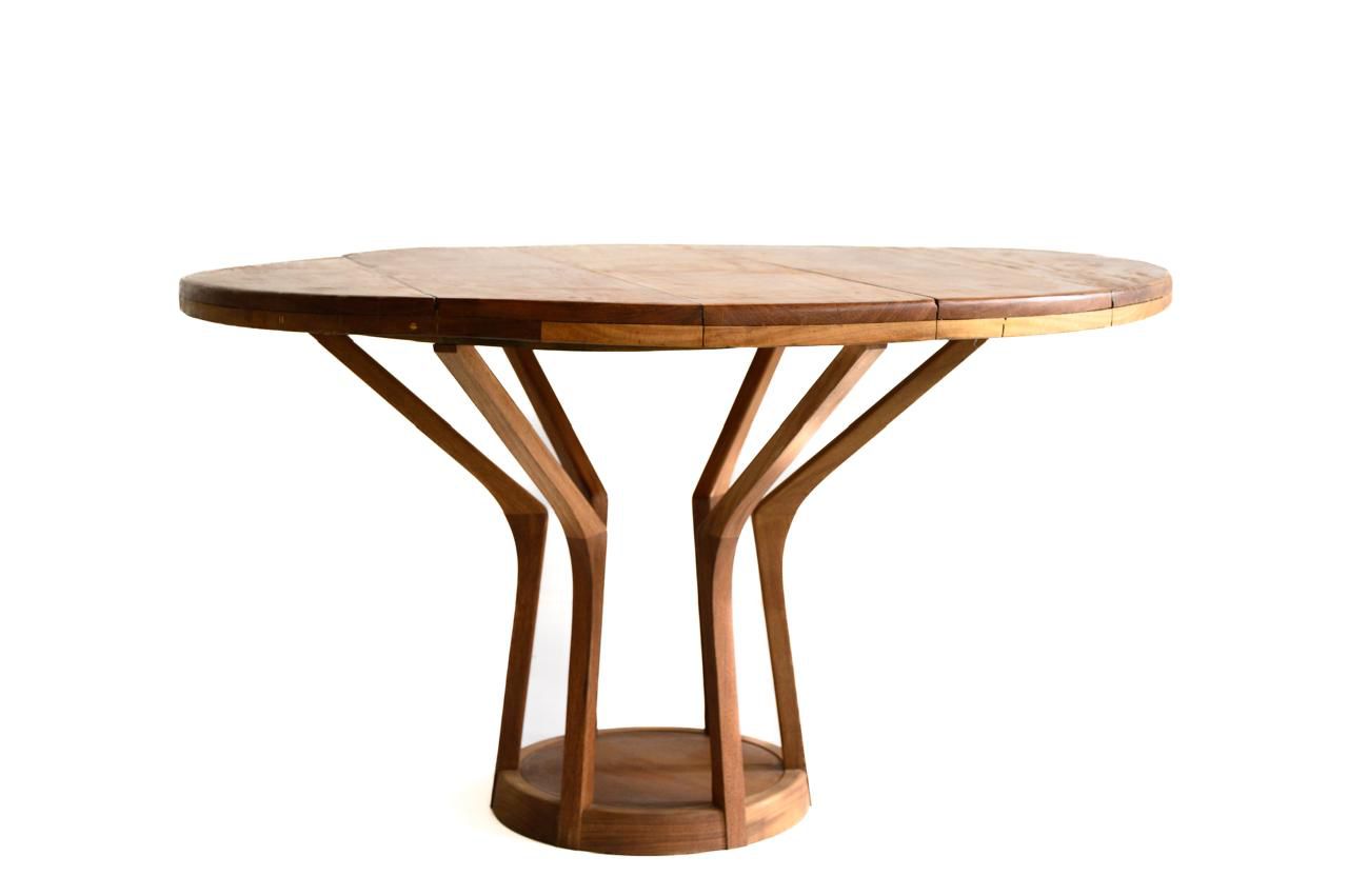 Mesa redonda Base Jabaquara natural 1.45 D - Galeria