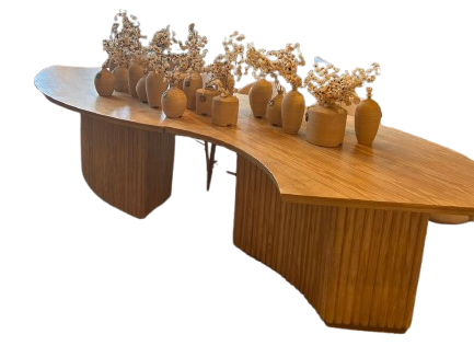 Mesa orgânica Wave Natural 2.00x 90.00 x  - Galeria