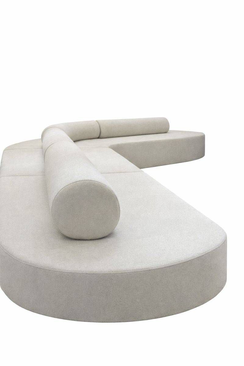 Sofá Sinuoso Dunas - 7.50 x 1,60  Off White  - Galeria