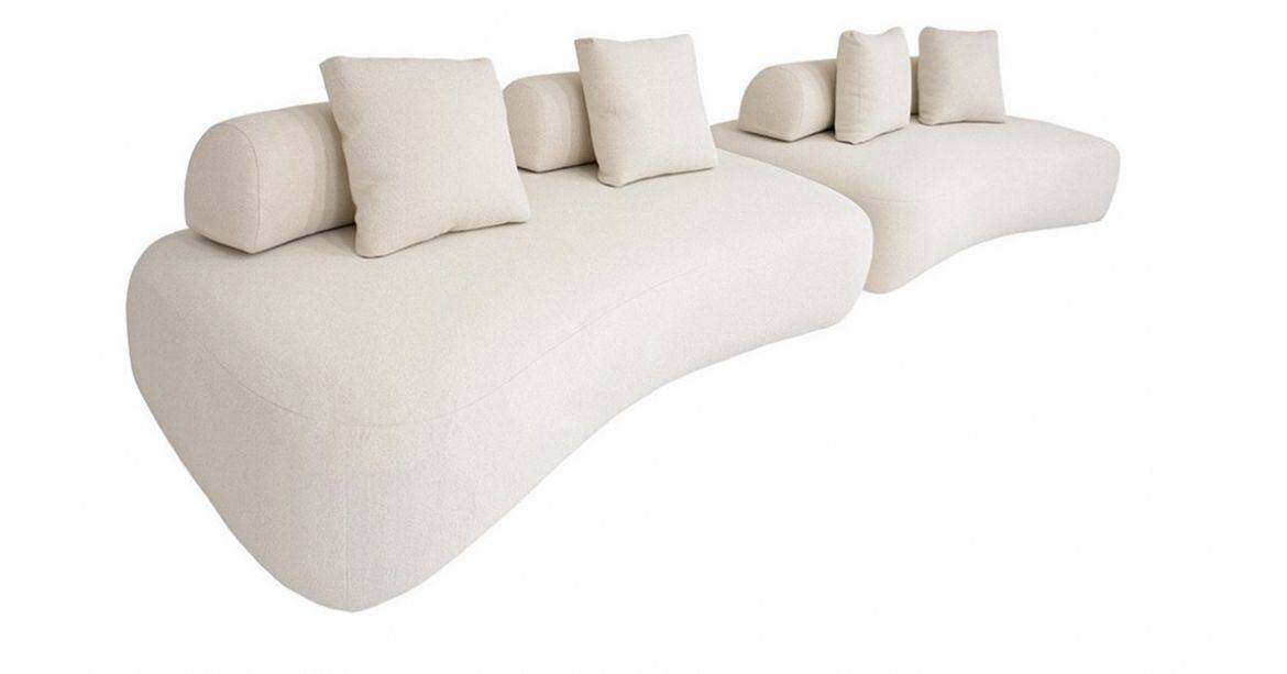 Sofá orgânico bege - 4.00x1.10 - Galeria