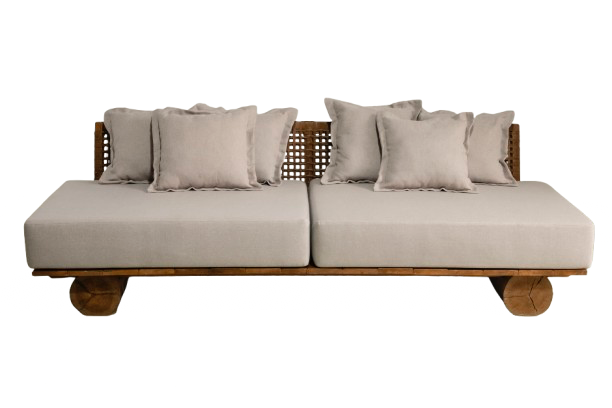 Sofá Caraíva. - 2.20m L x 1.0m C x 0.80m H  - Galeria