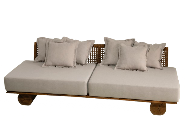 Sofá Caraíva. - 2.20m L x 1.0m C x 0.80m H  - Galeria