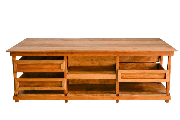 Mesa Gavetas - 2.5m L x 0.40m C x 0.80m H - Galeria