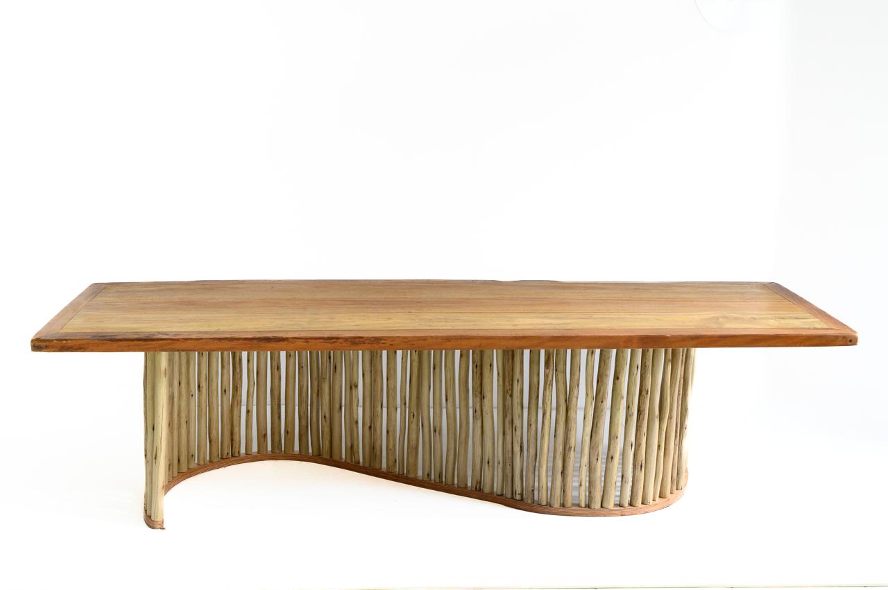 Mesa Base Bambu - 3.0m L x 1.05m C x 0.80m H - Galeria