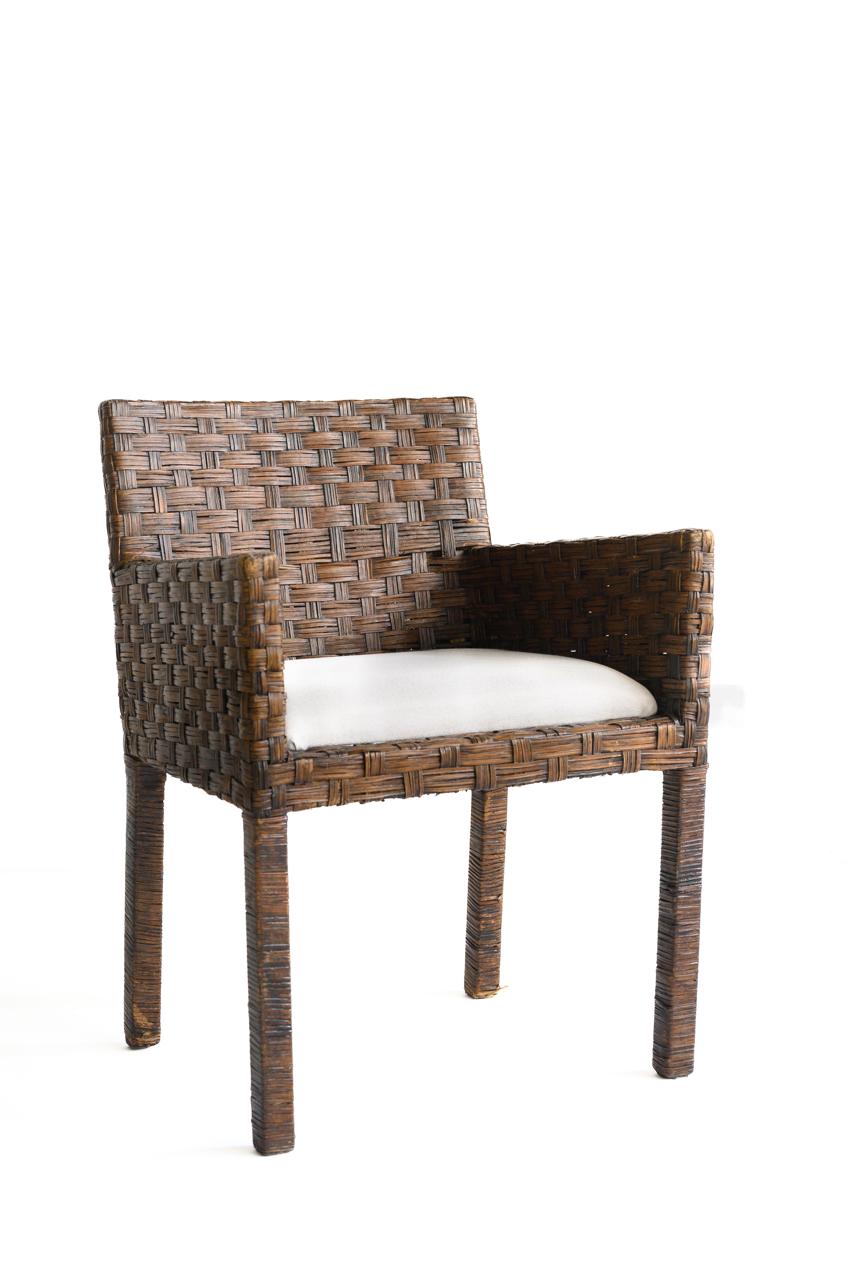 Poltroninha Bali com Almofada em Fibra Natural Junco - Galeria